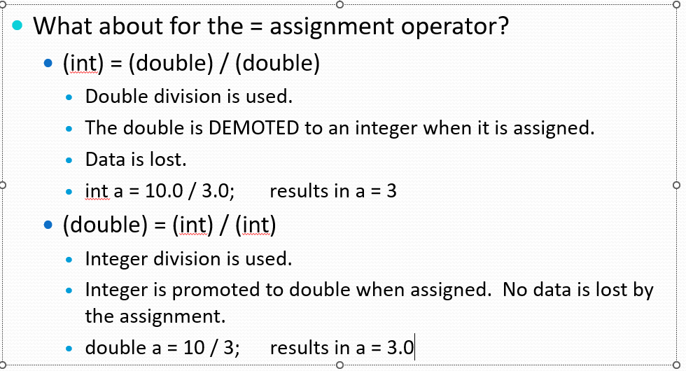 Assignment Operator