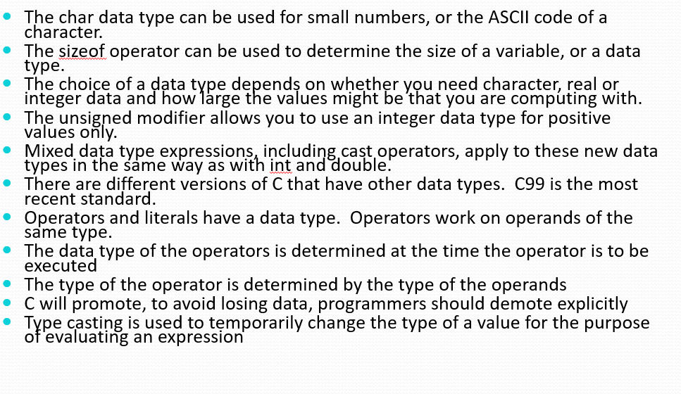 Assignment Operator Continued